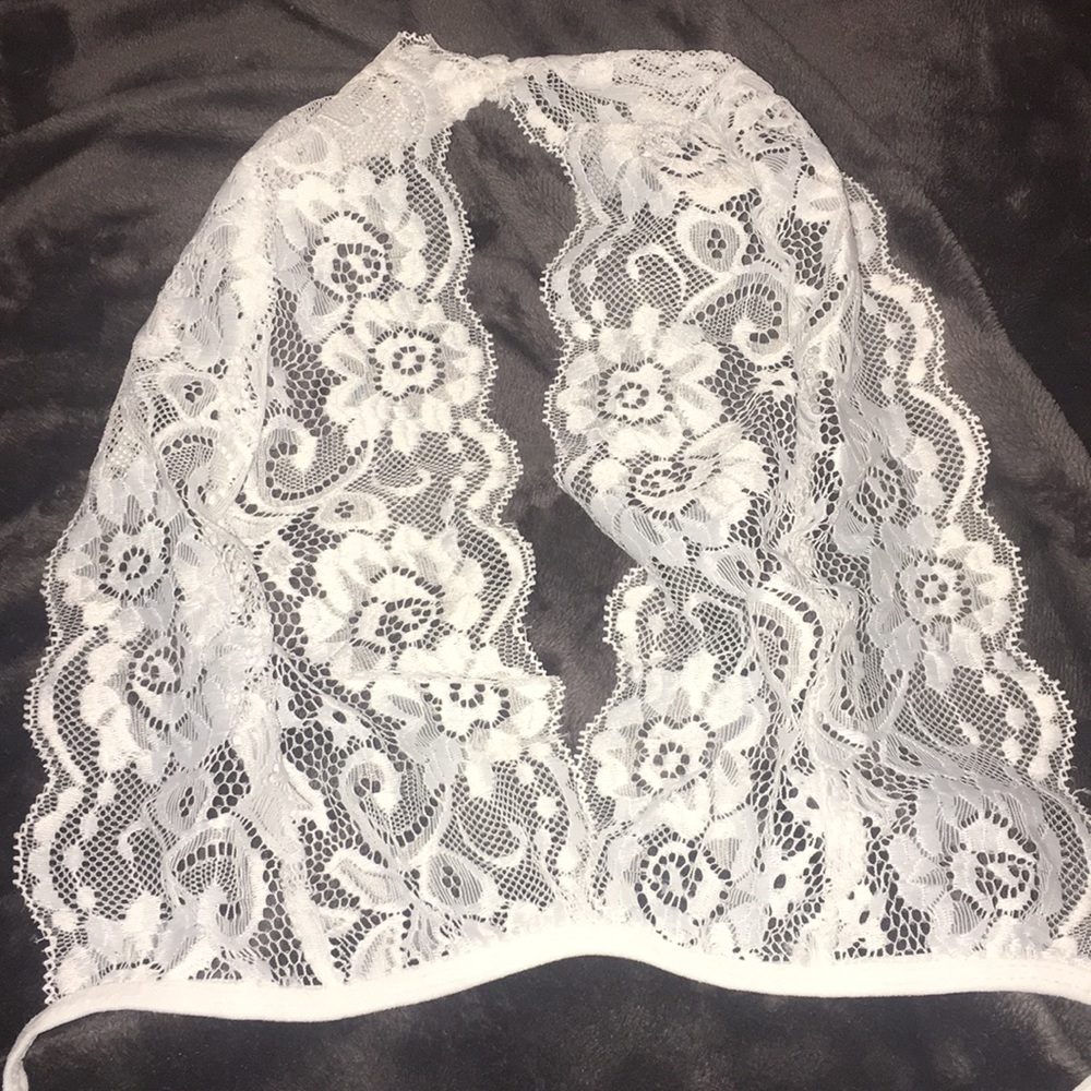 White sexy lingerie top